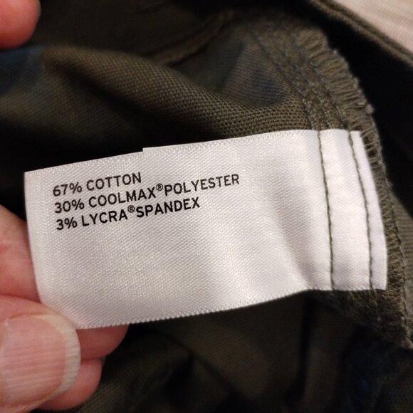 Duluth Trading Co Curvesetter Flex Cool Max Utility Shorts Green Size 14 NWT - Picture 9 of 10